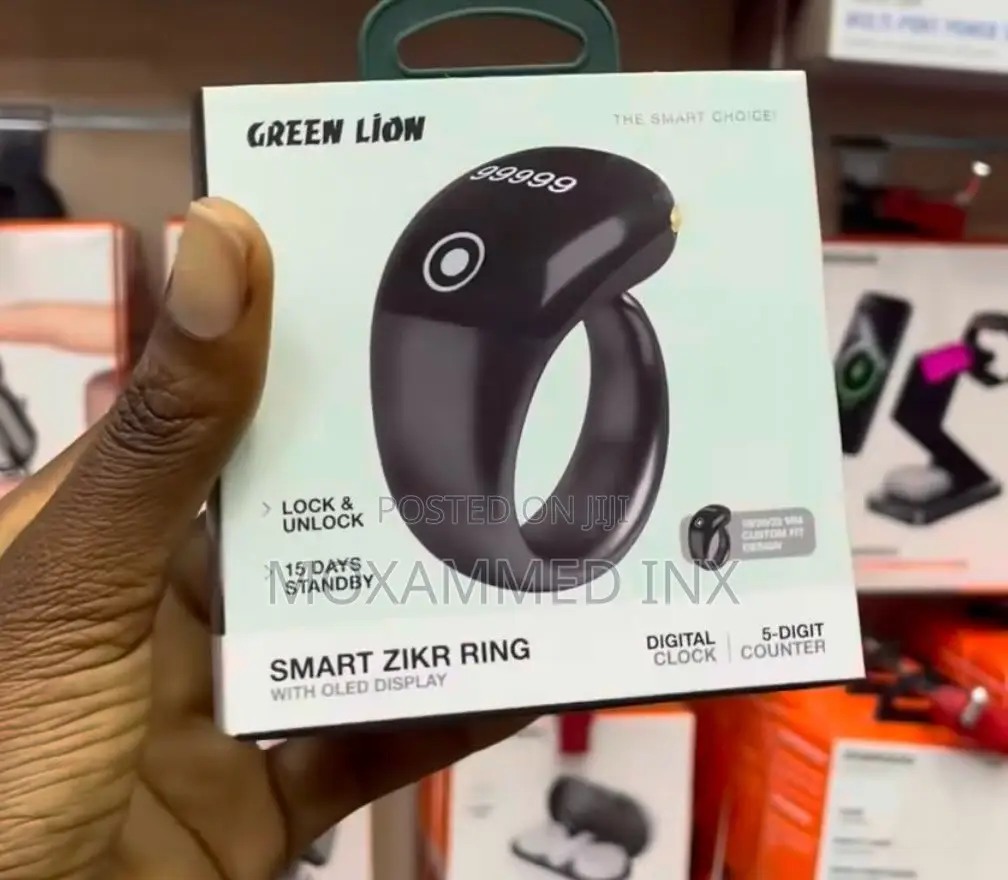 Greenliom Smart Zikr Ring Oled Display