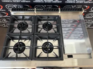 Jiko La Gesi 4 Burners Range Cooker Yenye Griddle Oven Cabinet