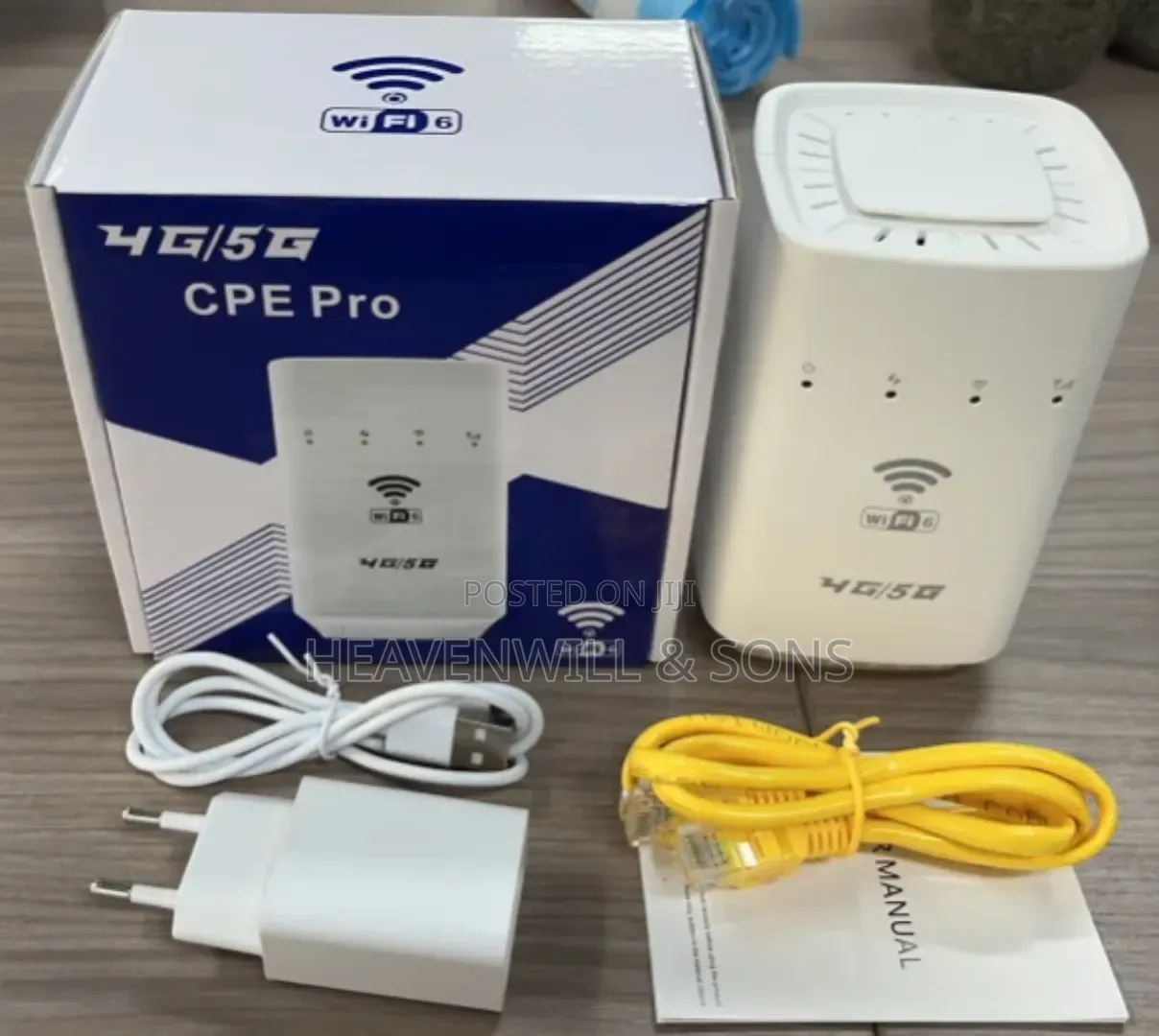 Universal 4g/5g Auto Wifi Cpe Router 32 Users –Super Fast Internet