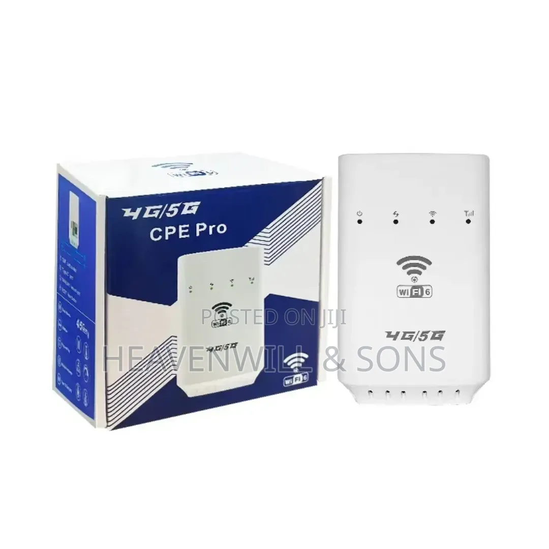 Universal 4g/5g Auto Wifi Cpe Router 32 Users –Super Fast Internet
