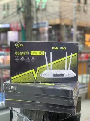 T-Elek Dual-Function 4g/5g Lte Router With Wi-Fi 6 Technology
