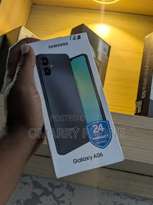 New Samsung Galaxy A06 128 GB Black