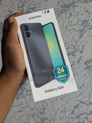 New Samsung Galaxy A06 128 GB Black
