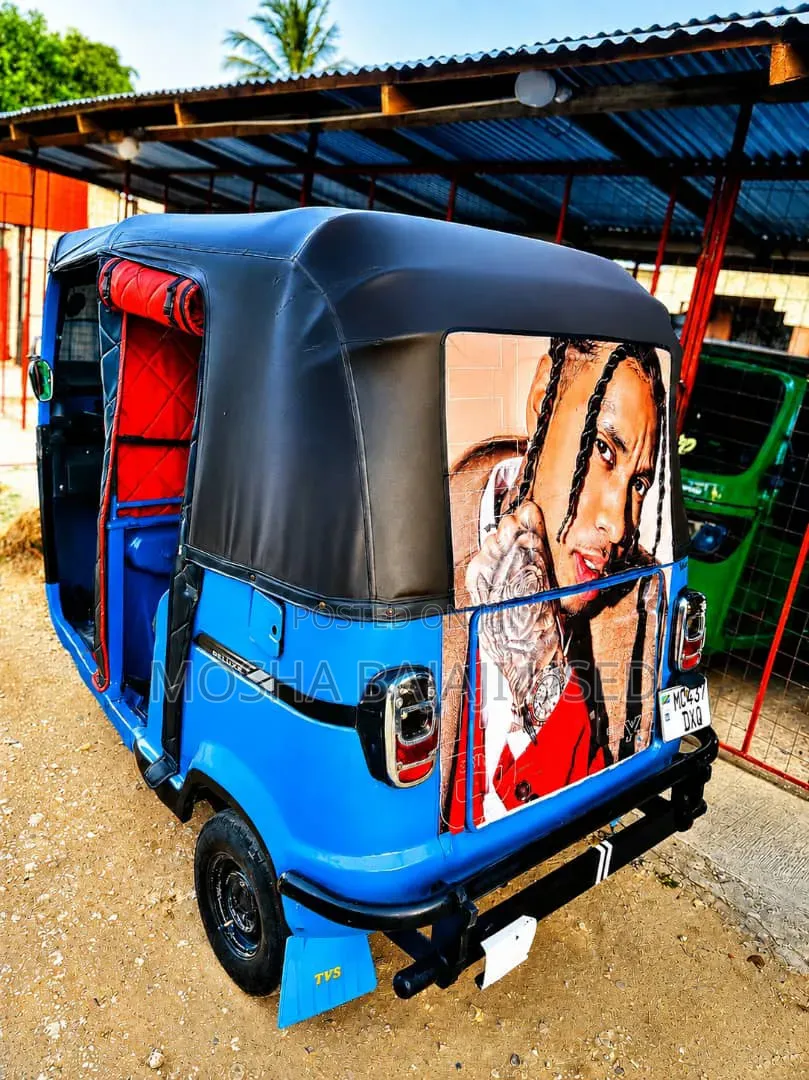 TVS King Deluxe Plus iTouch Start 2024 Blue