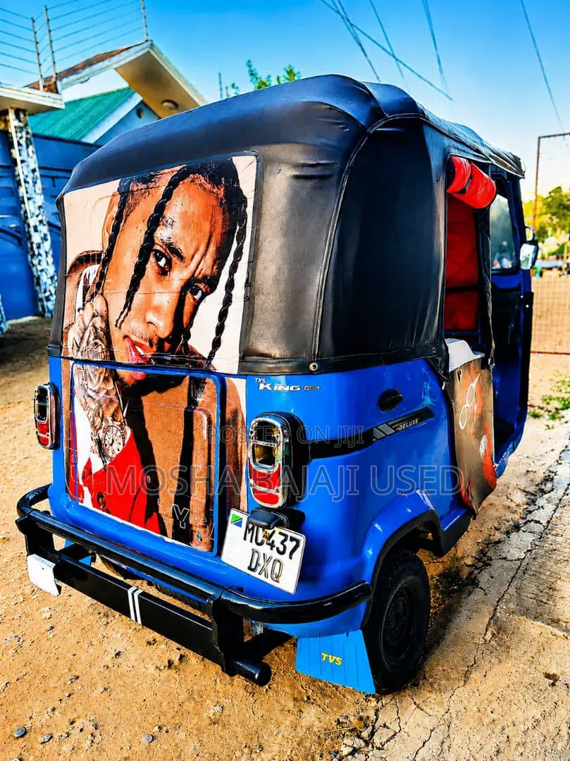 TVS King Deluxe Plus iTouch Start 2024 Blue