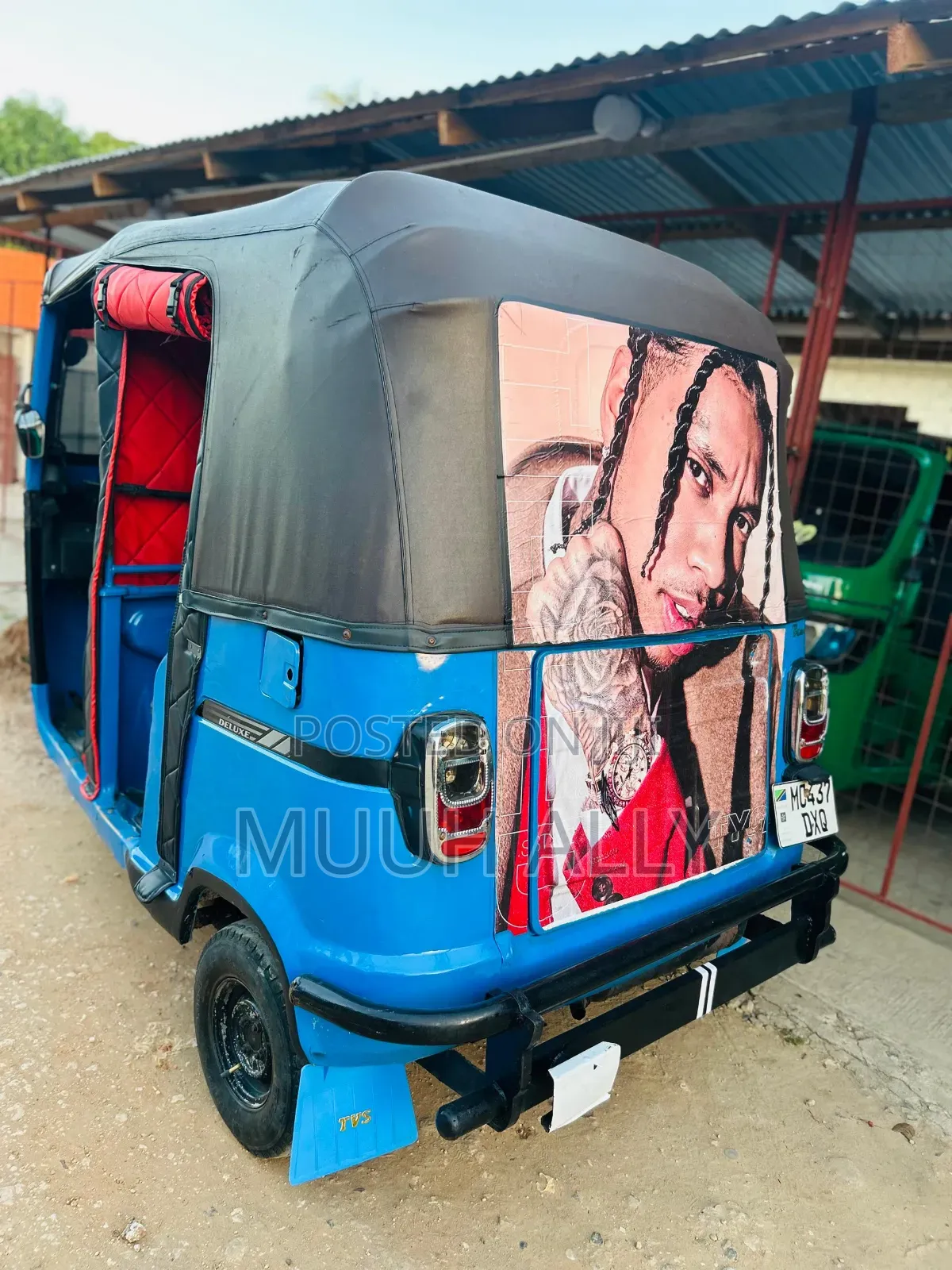 TVS King Deluxe Plus iTouch Start 2022 Blue