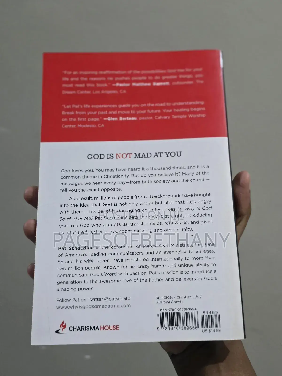 Why Is God So Mad at Me? Christian Spiritual Growth Book. (New)