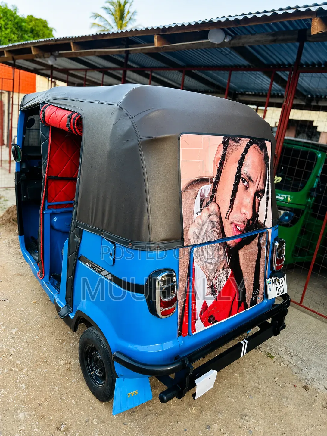 TVS King Deluxe Plus iTouch Start 2022 Blue