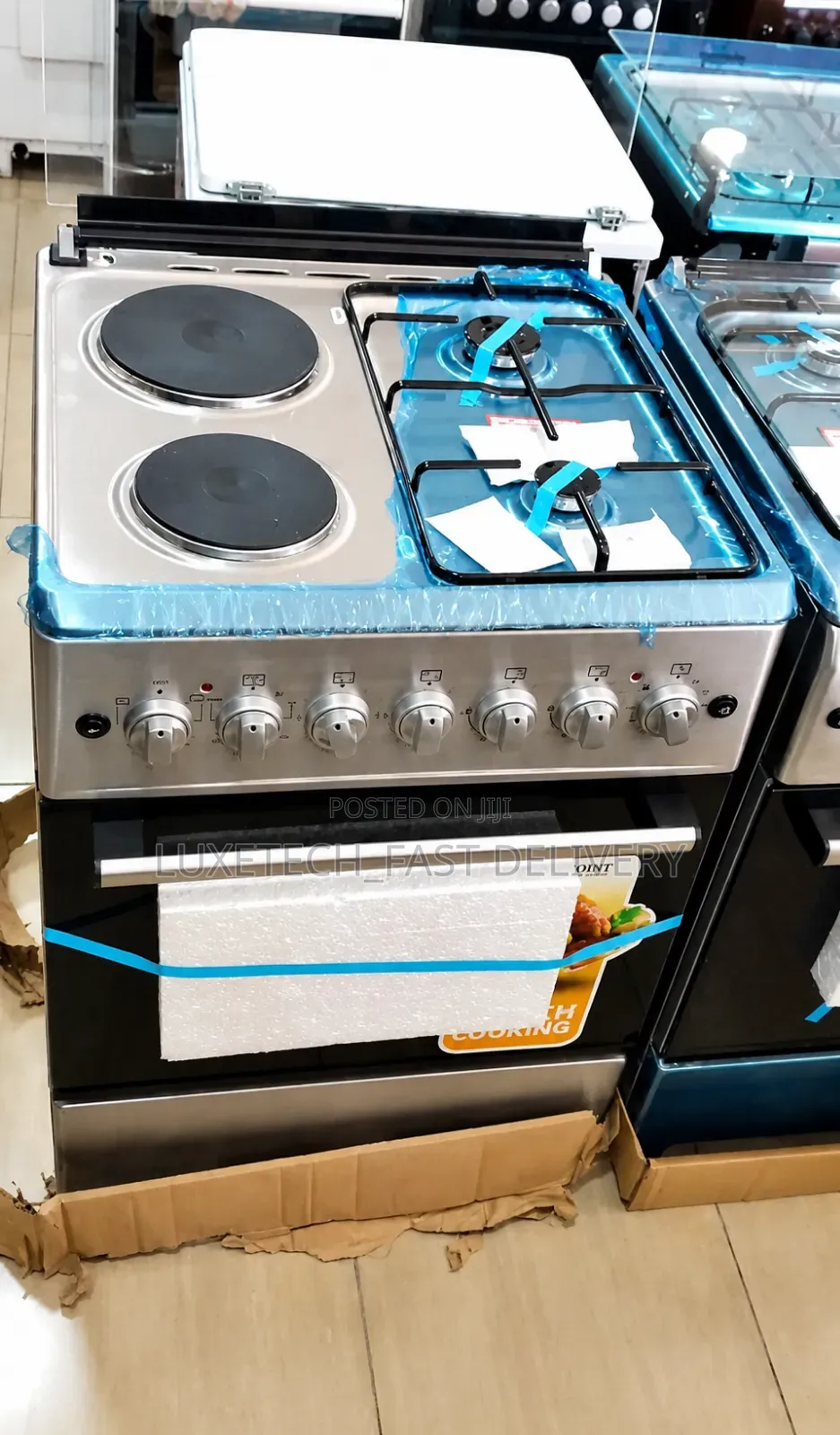 Westpoint Cooker 2 Electric Plate + 2 Gas Burner + Electric Oven 60×60