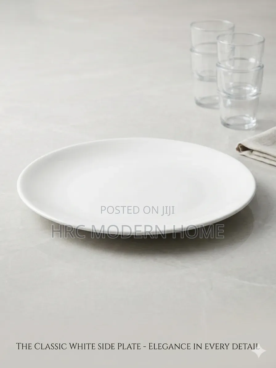 Premium Quality Ceramic White Side Plates