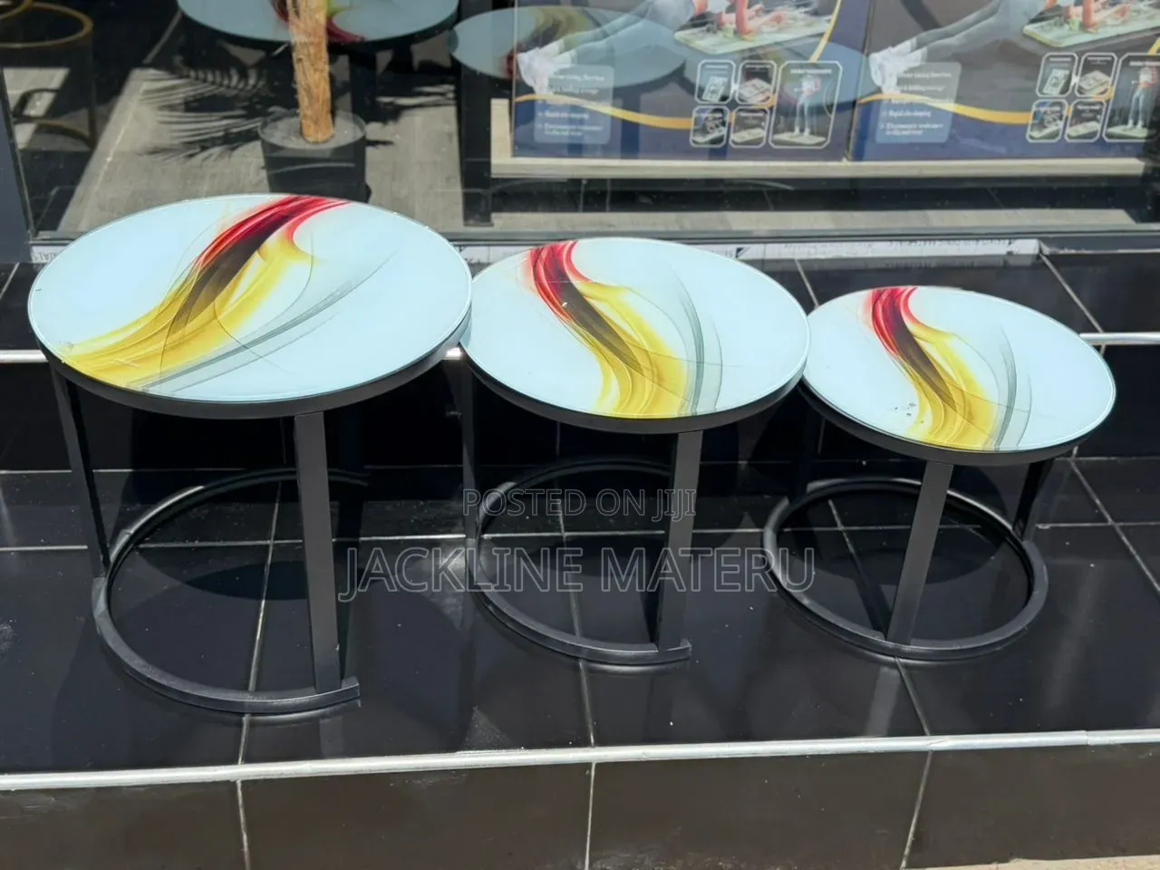 Coffee Table 3in1 Kioo