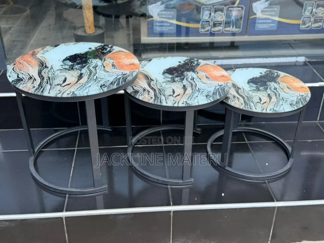 Coffee Table 3in1 Kioo