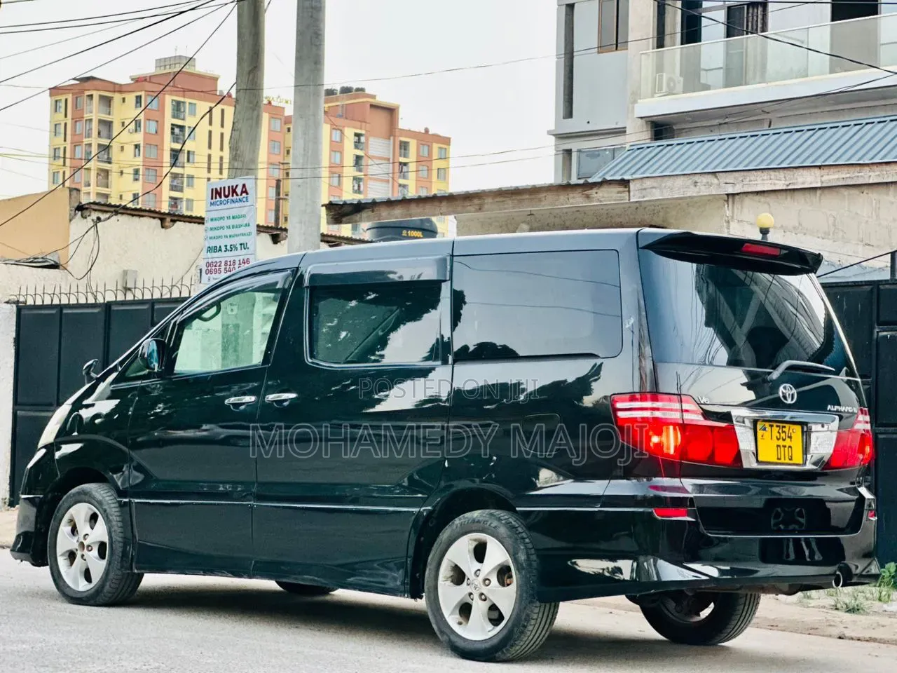 Toyota Alphard 2007 Black