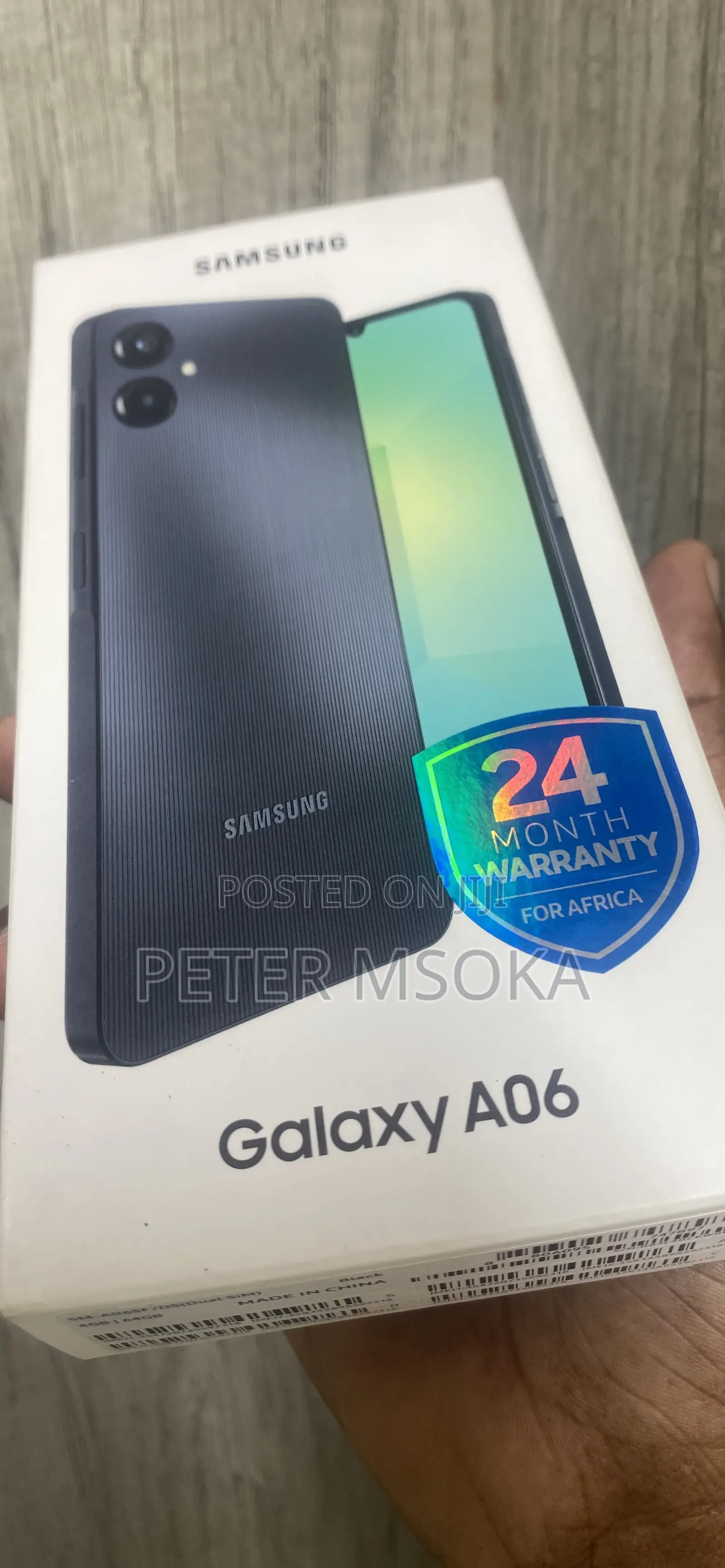New Samsung Galaxy A06 64 GB Black