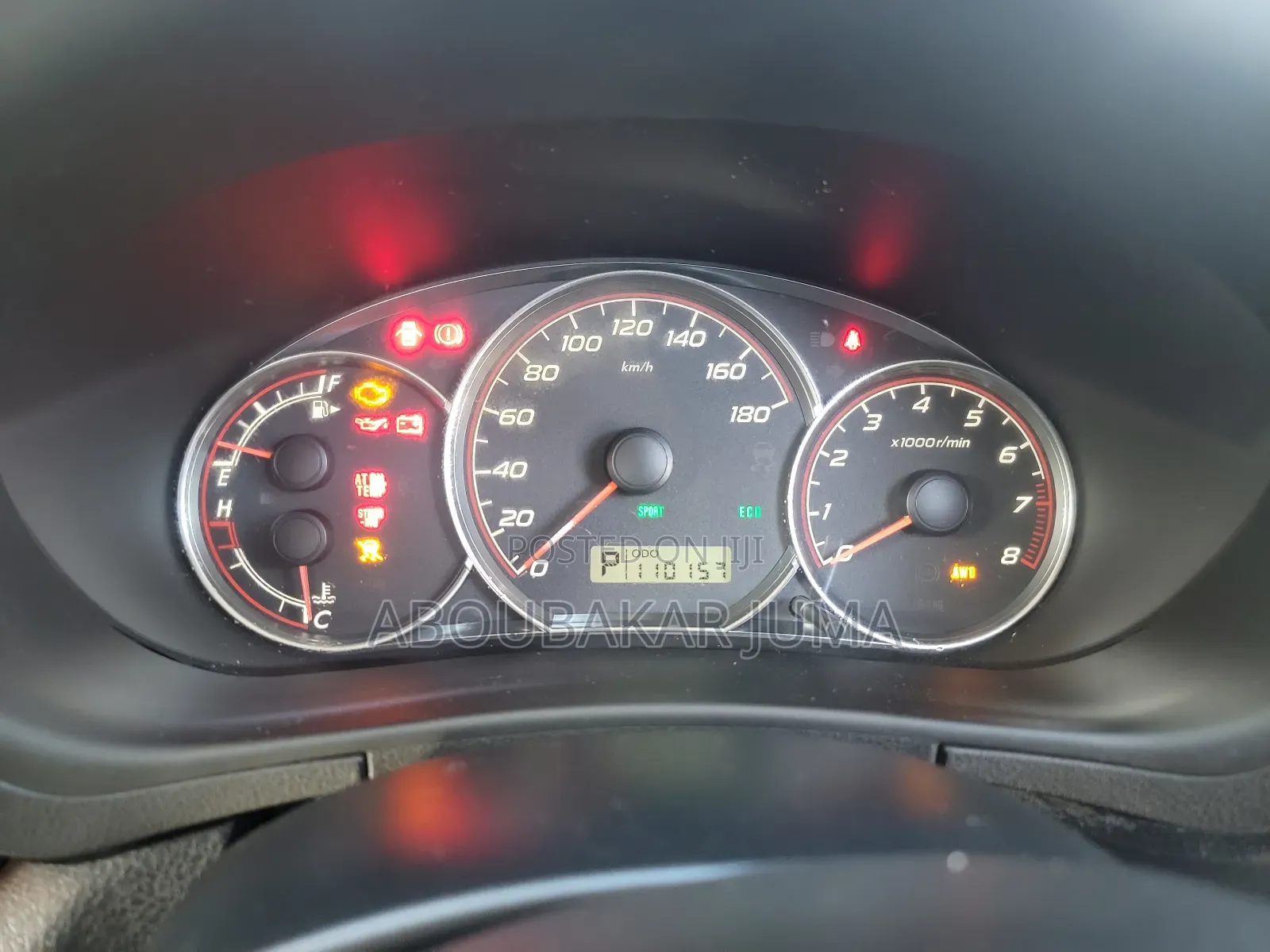 Subaru Forester 2008 Red