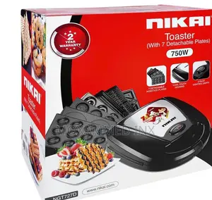 Nikai 7-in-1 Ngt727d Snack Maker 750w