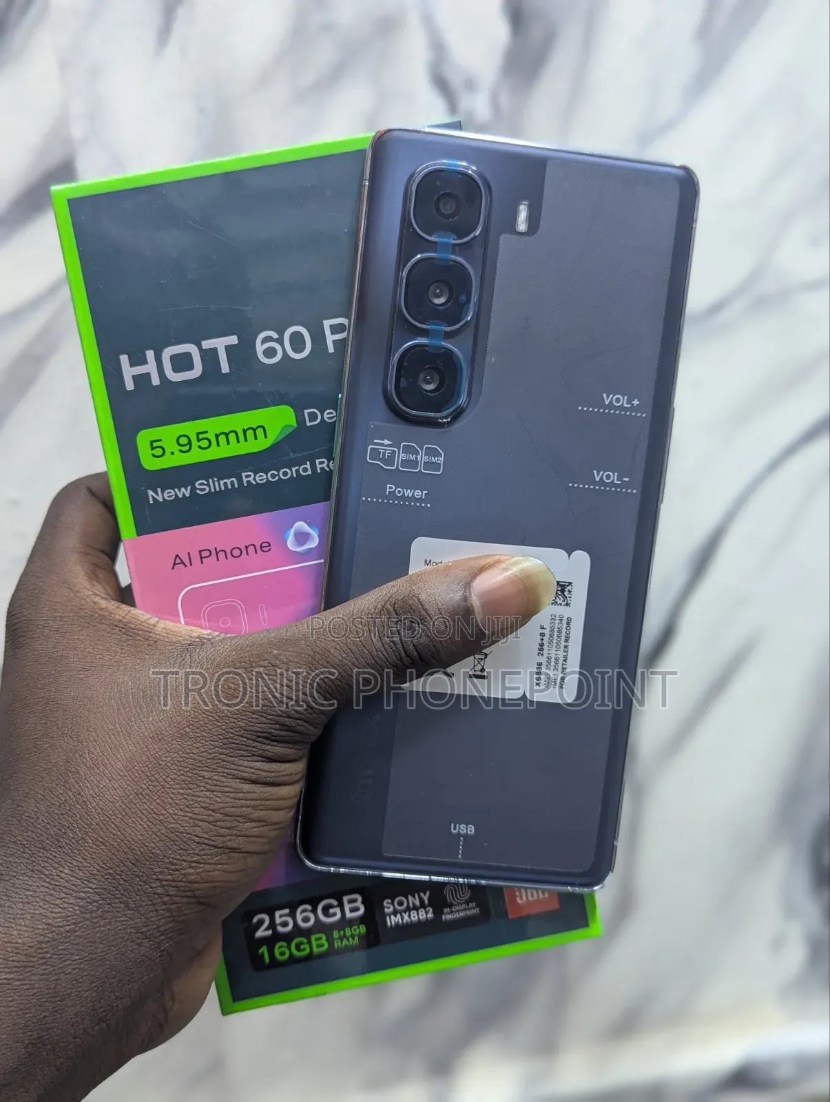 New Infinix Hot 60 Pro+ 256 GB Black