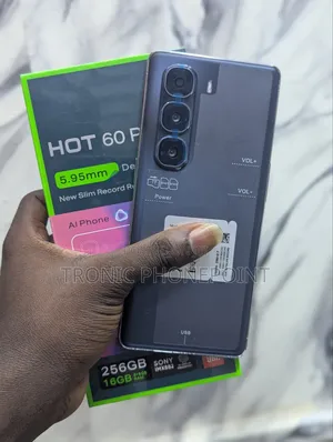 New Infinix Hot 60 Pro+ 256 GB Black