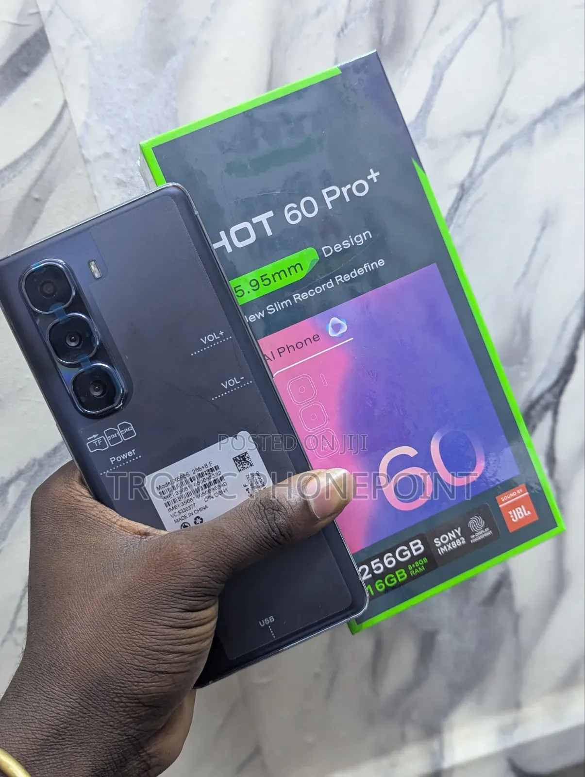 New Infinix Hot 60 Pro+ 256 GB Black
