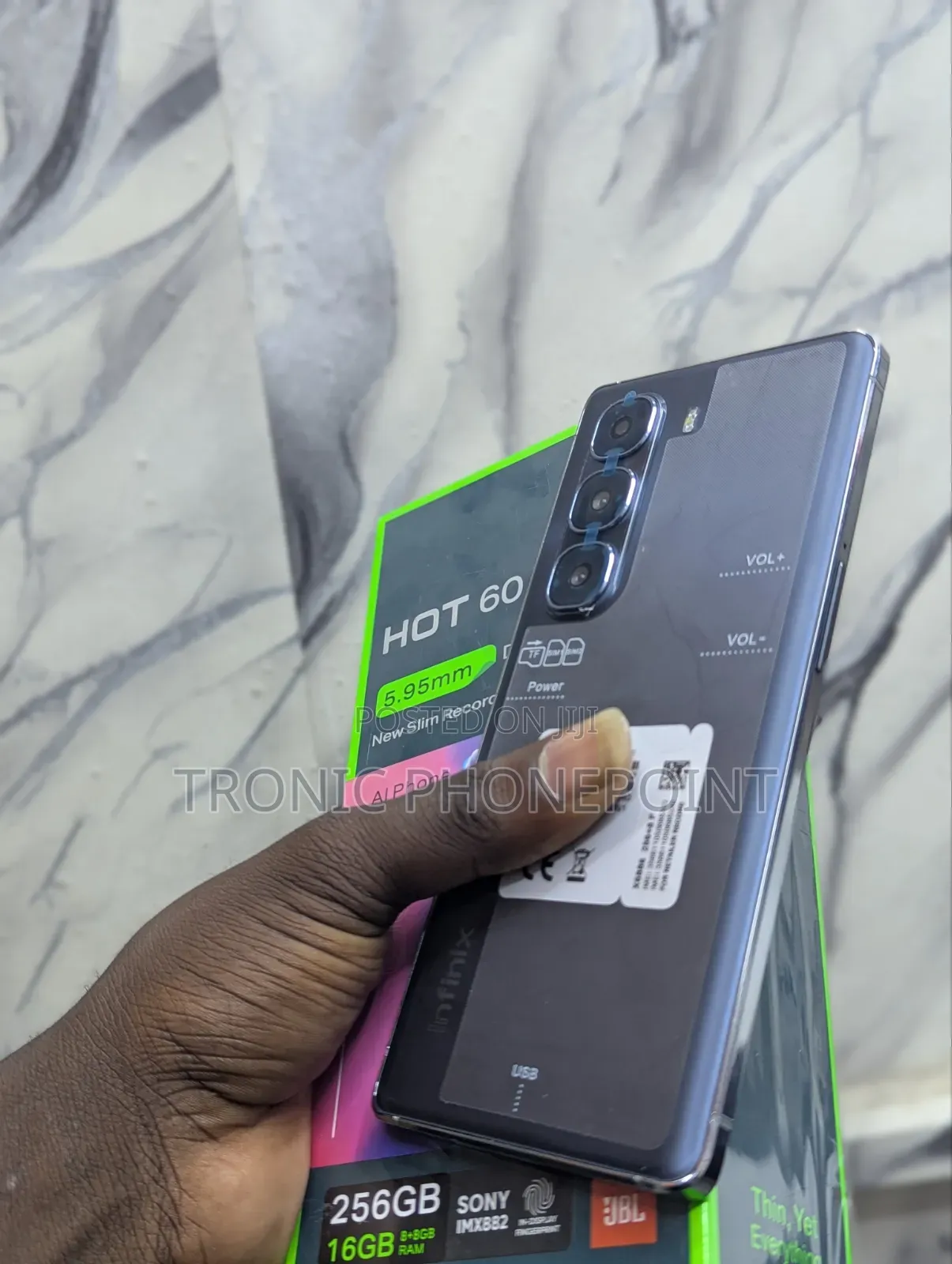 New Infinix Hot 60 Pro+ 256 GB Black