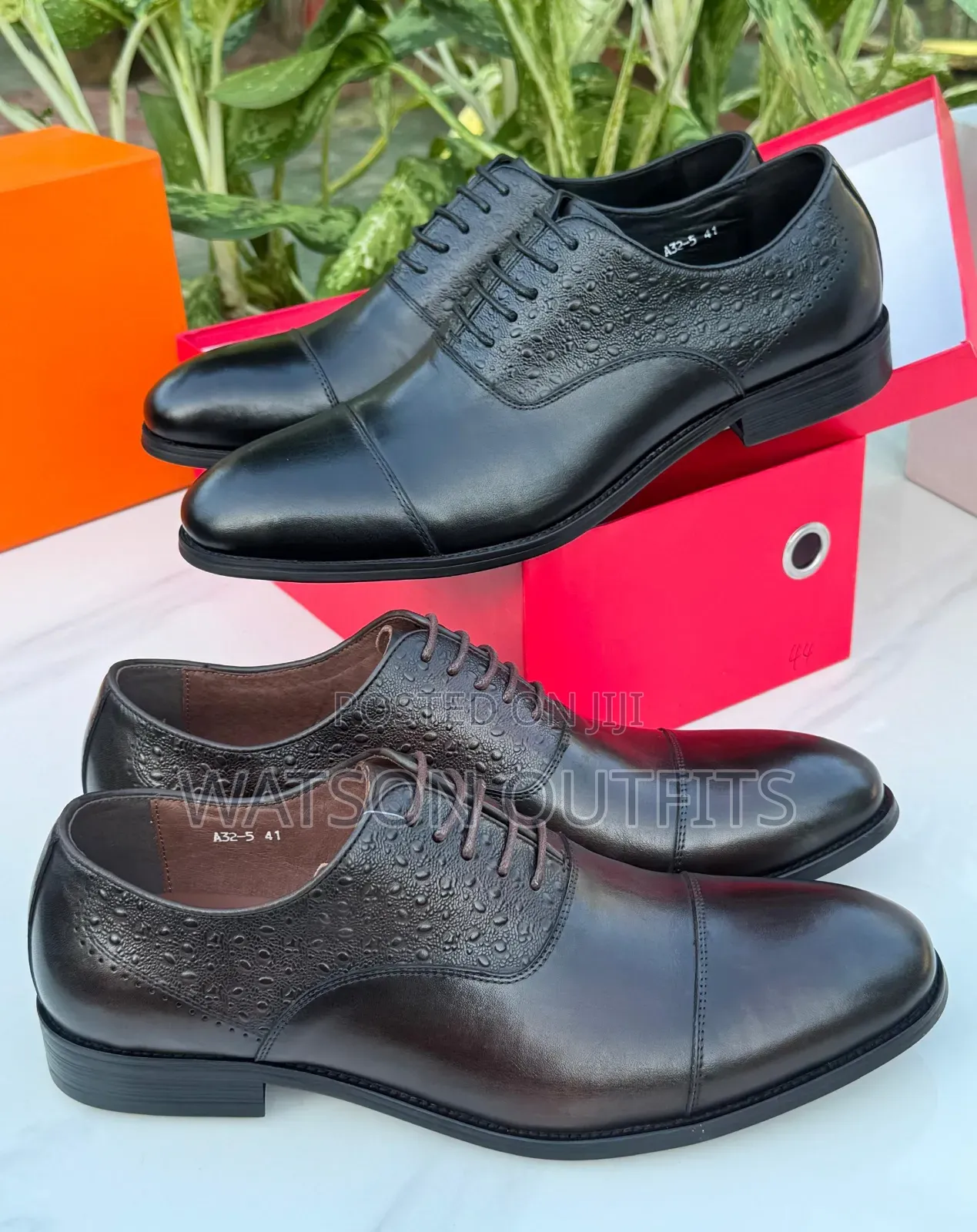Clarks Brand 2 Colours Men's Leather Shoes Fancy Materials