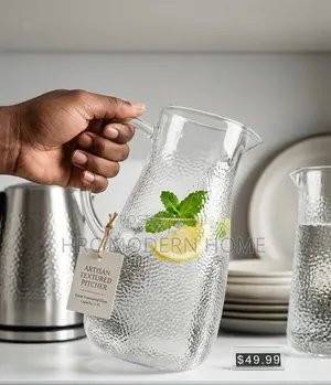 Durable Stylish Textured Acrylic Pitcher – Shatterproof Elegant