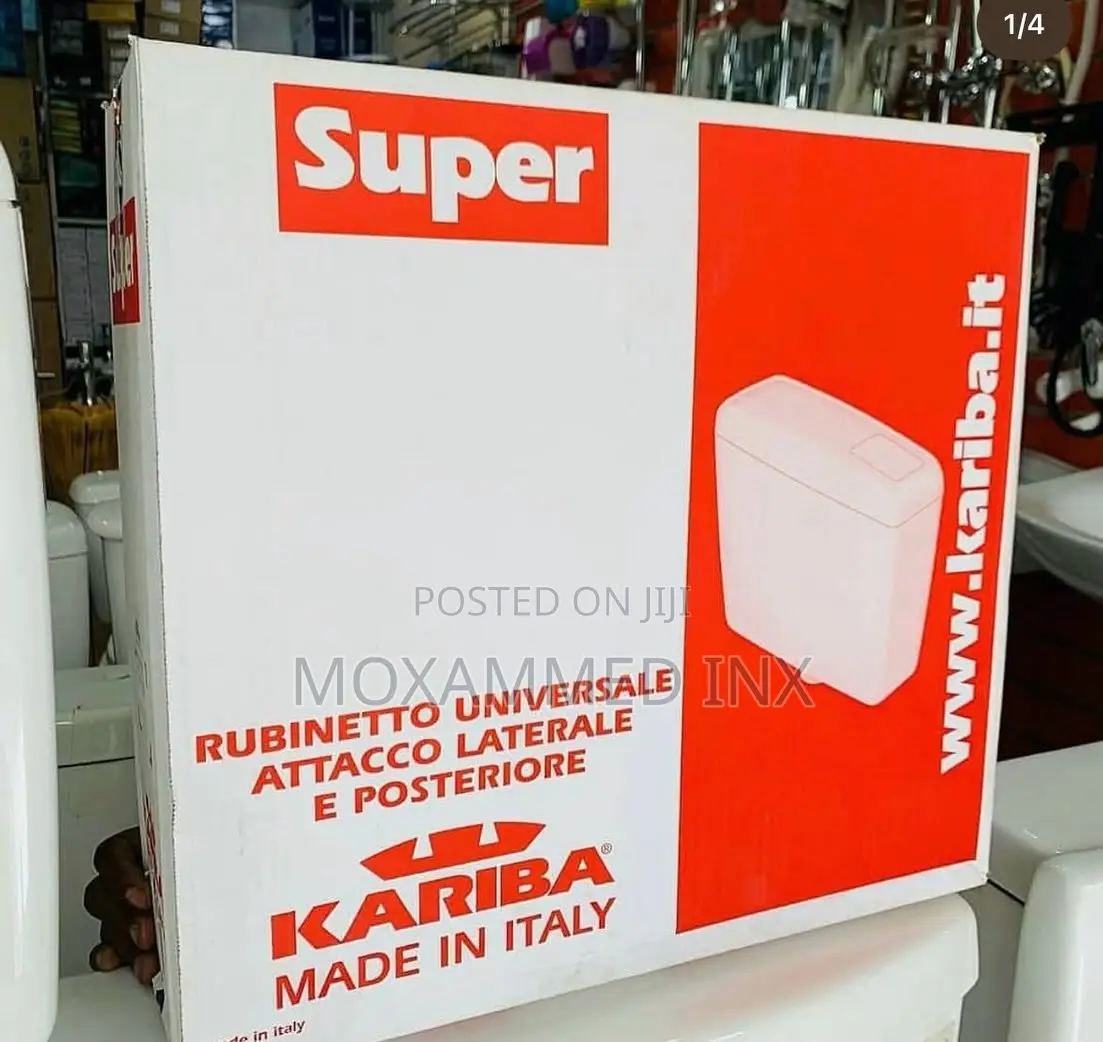 Kariba Super White Plastic Toilet