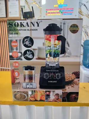 Sokany Multi-Purpose Blender Mpya - 5000w (Sk-666)