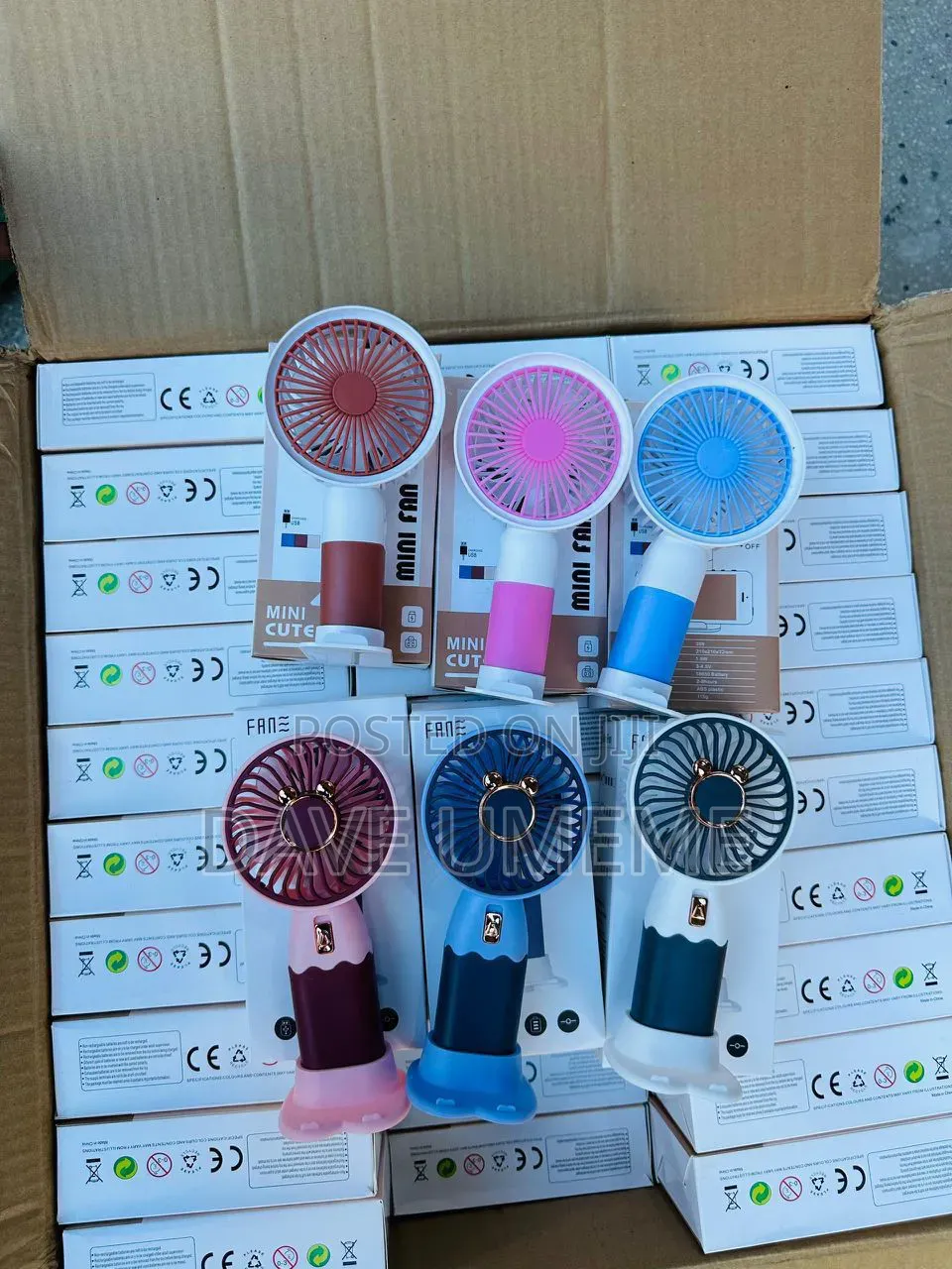 Mini Cute Hand Fan(Make Up Fan)