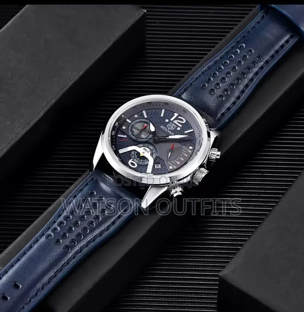 Men's New and Original Watches or Saa Za Kiume or Wanaume Leather Org