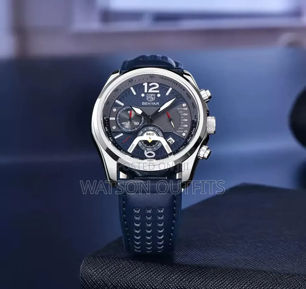 Men's New and Original Watches or Saa Za Kiume or Wanaume Leather Org