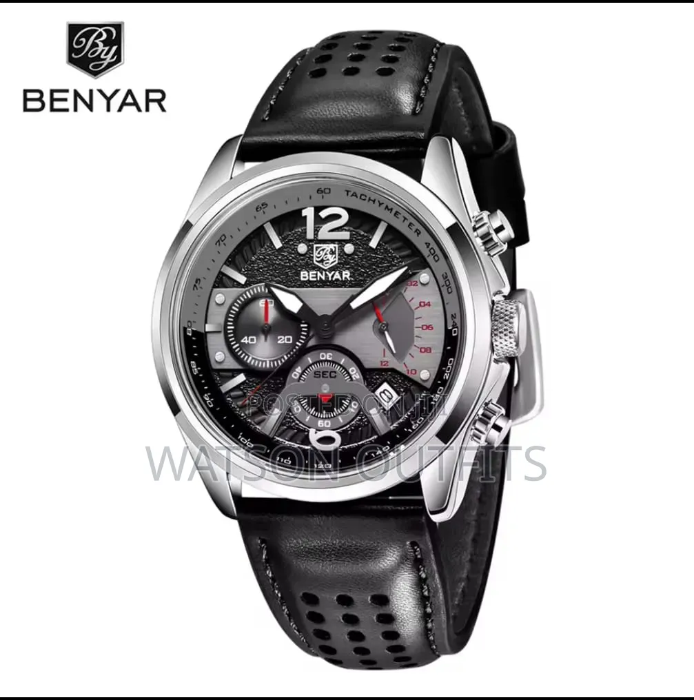 Men's New and Original Watches or Saa Za Kiume or Wanaume Leather Org