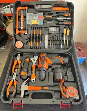 117pcs Rechargeable Drill With Toolkit