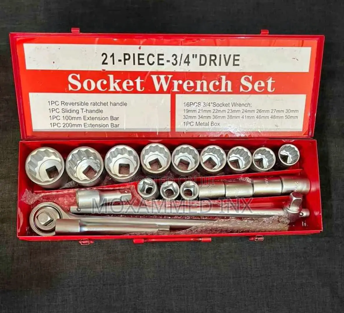 Katsu 21-Piece 3/4” Drive Socket Wrench Set