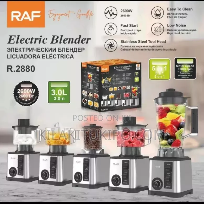 5 in 1 Raf Electric Blender 2600w
