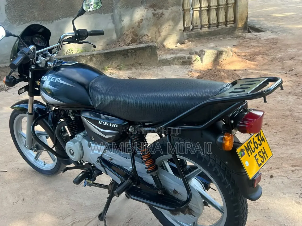 New Bajaj Boxer 125 2025 Black