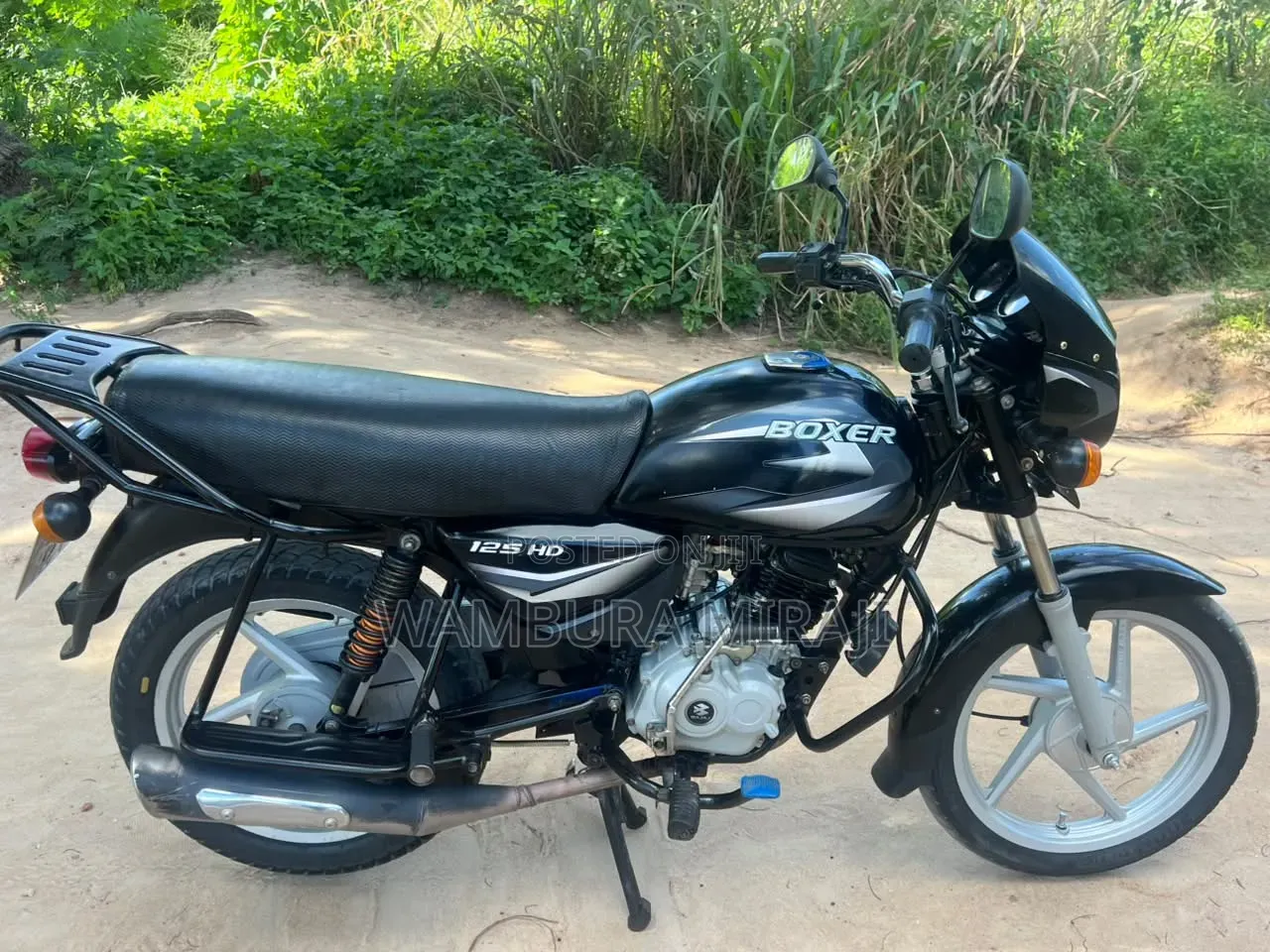New Bajaj Boxer 125 2025 Black