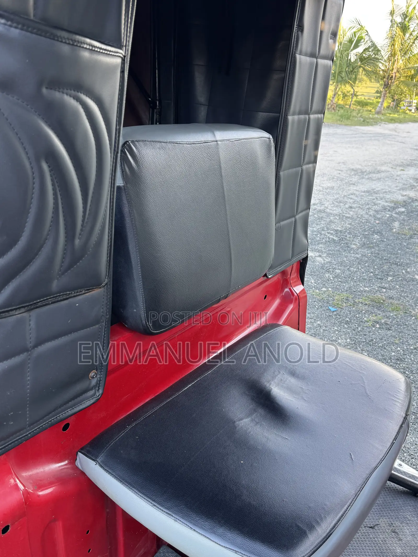 New TVS King Deluxe Plus iTouch Start 2025 Red