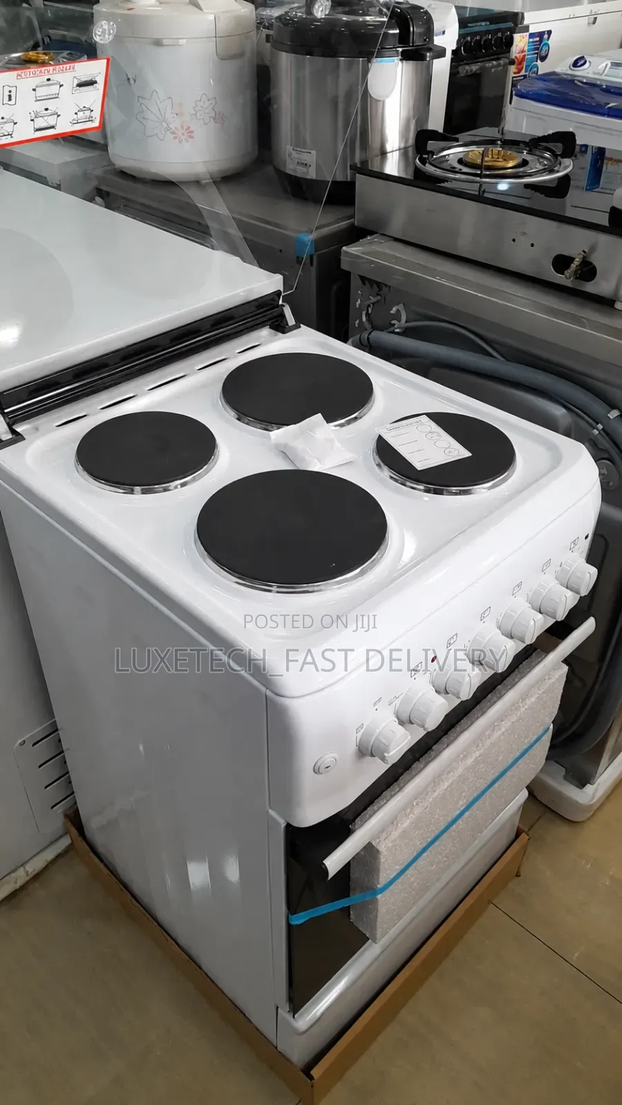 Westpoint 50×55 Cm Full Electric Cooker (4 Electric Hotplate and Oven)