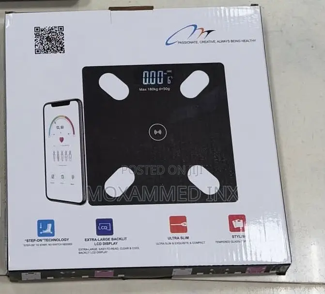 Smart Bluetooth Digital Bathroom Scale With Body