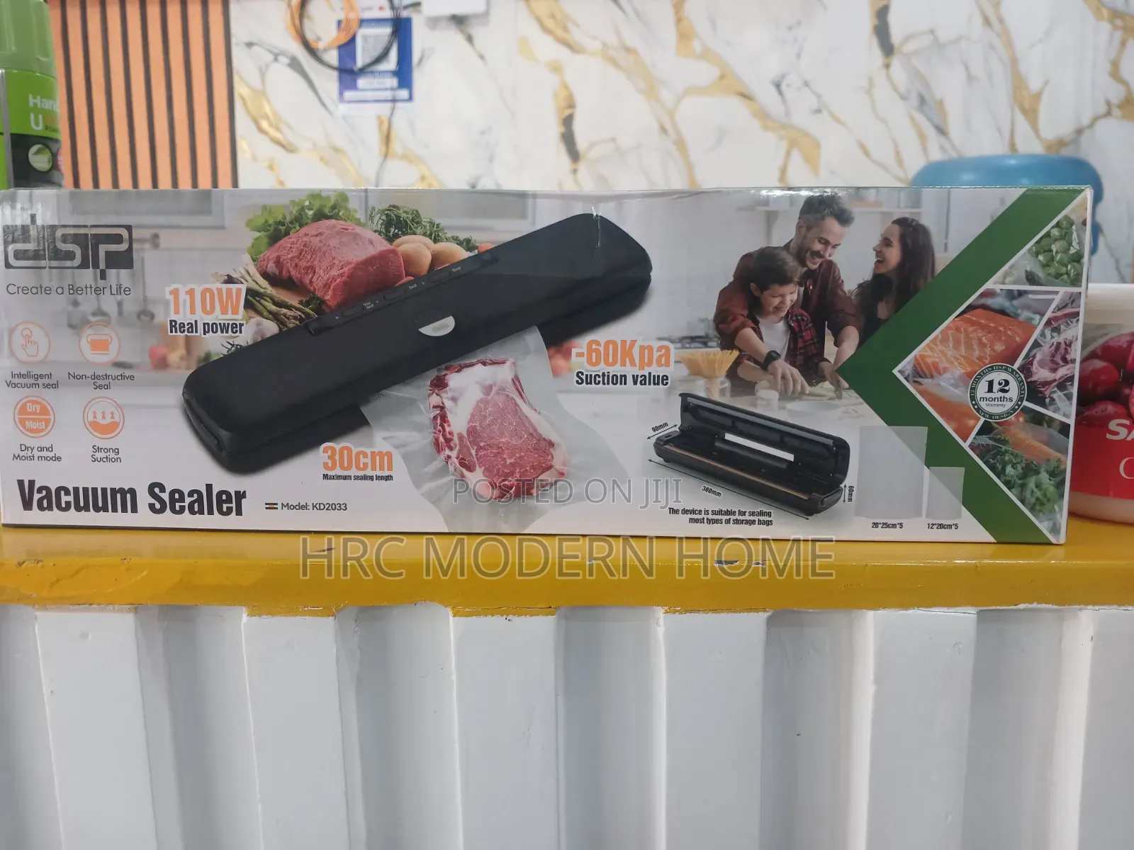 Mashine Ya Kisasa Ya Kufunga Chakula (Vacuum Sealer)