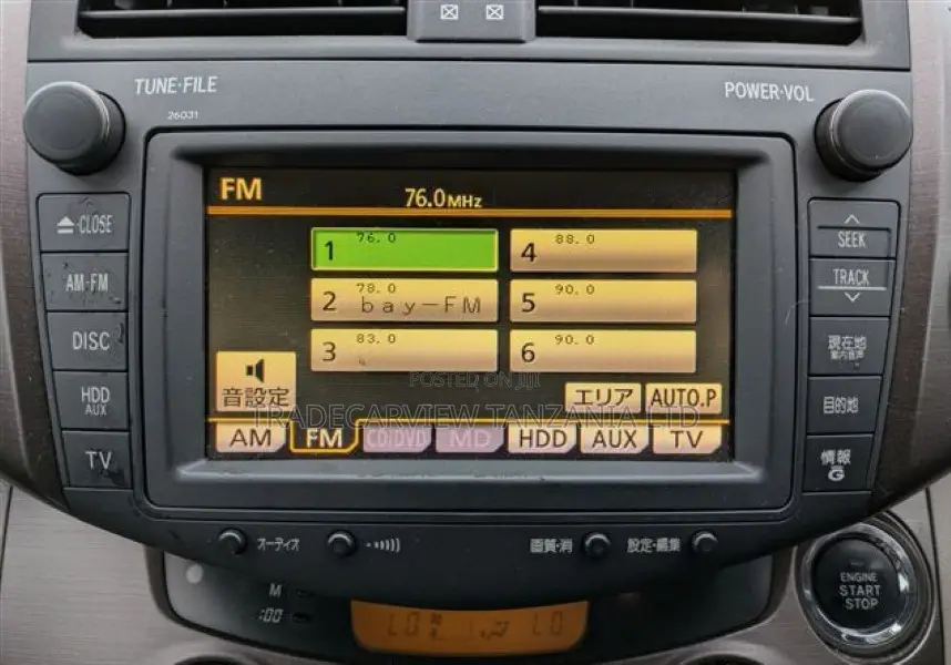 Toyota Vanguard 2007 Silver