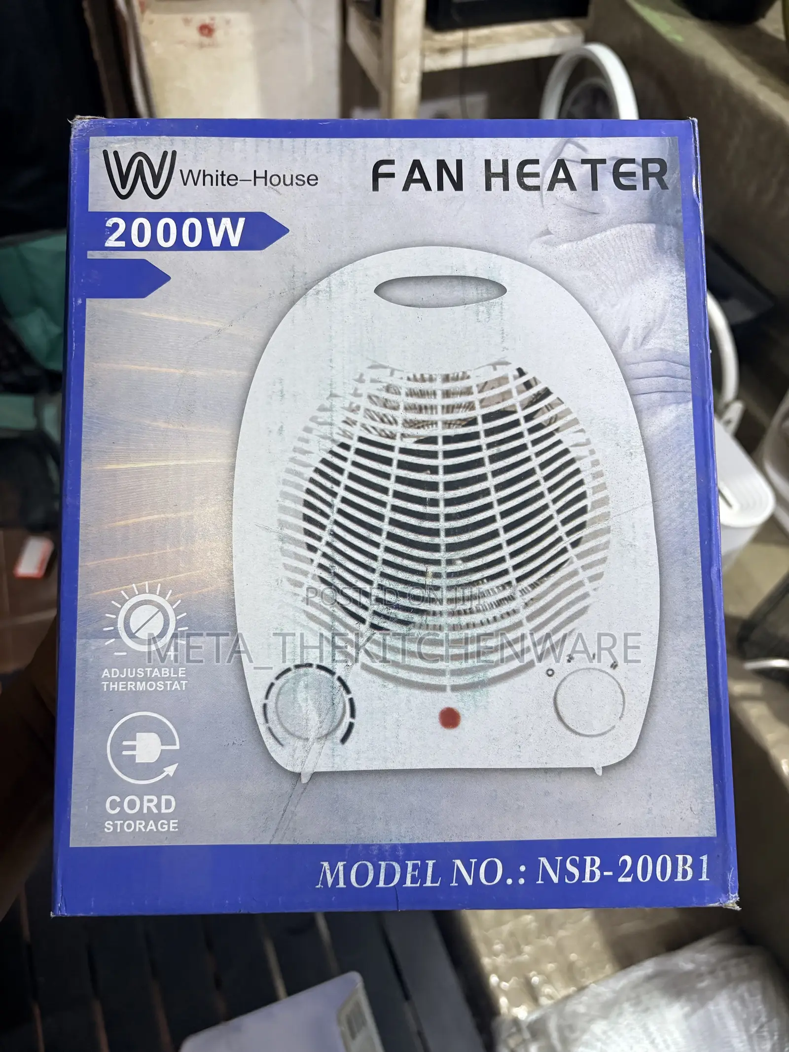 Portable Electric Fan Heater 2000w