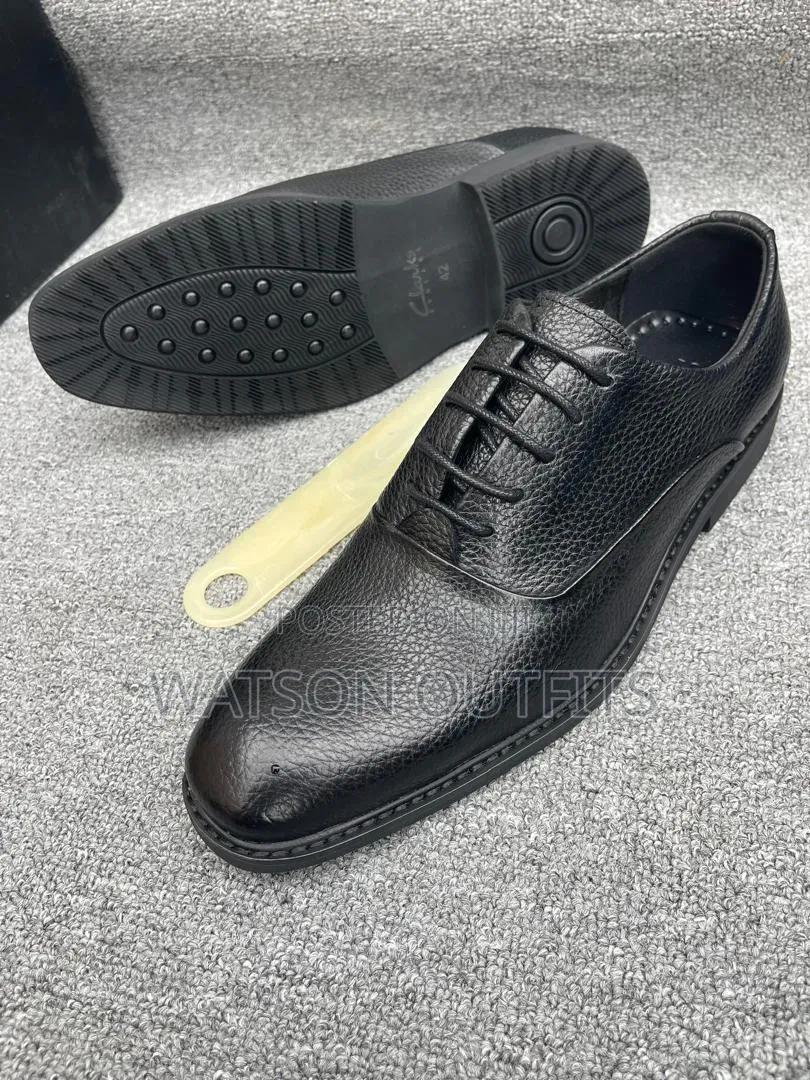 Men's Leather Shoes Clarks Brand Materials Very Fancy