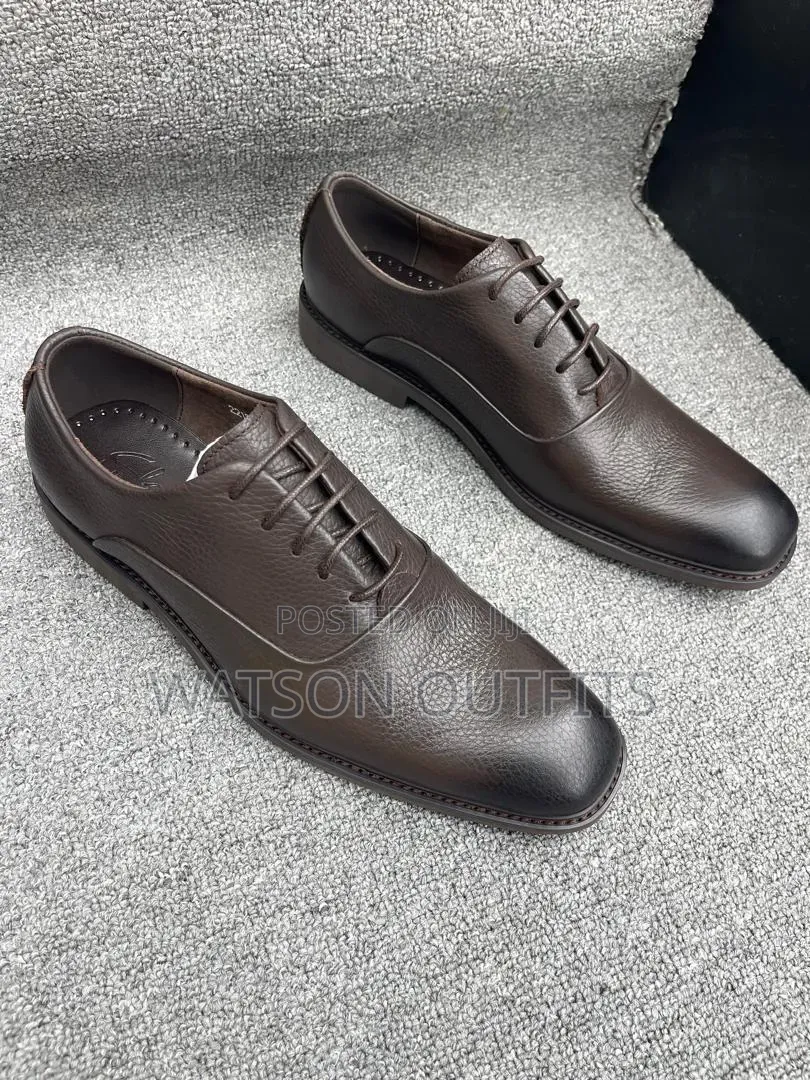 Men's Leather Shoes Clarks Brand Materials Very Fancy