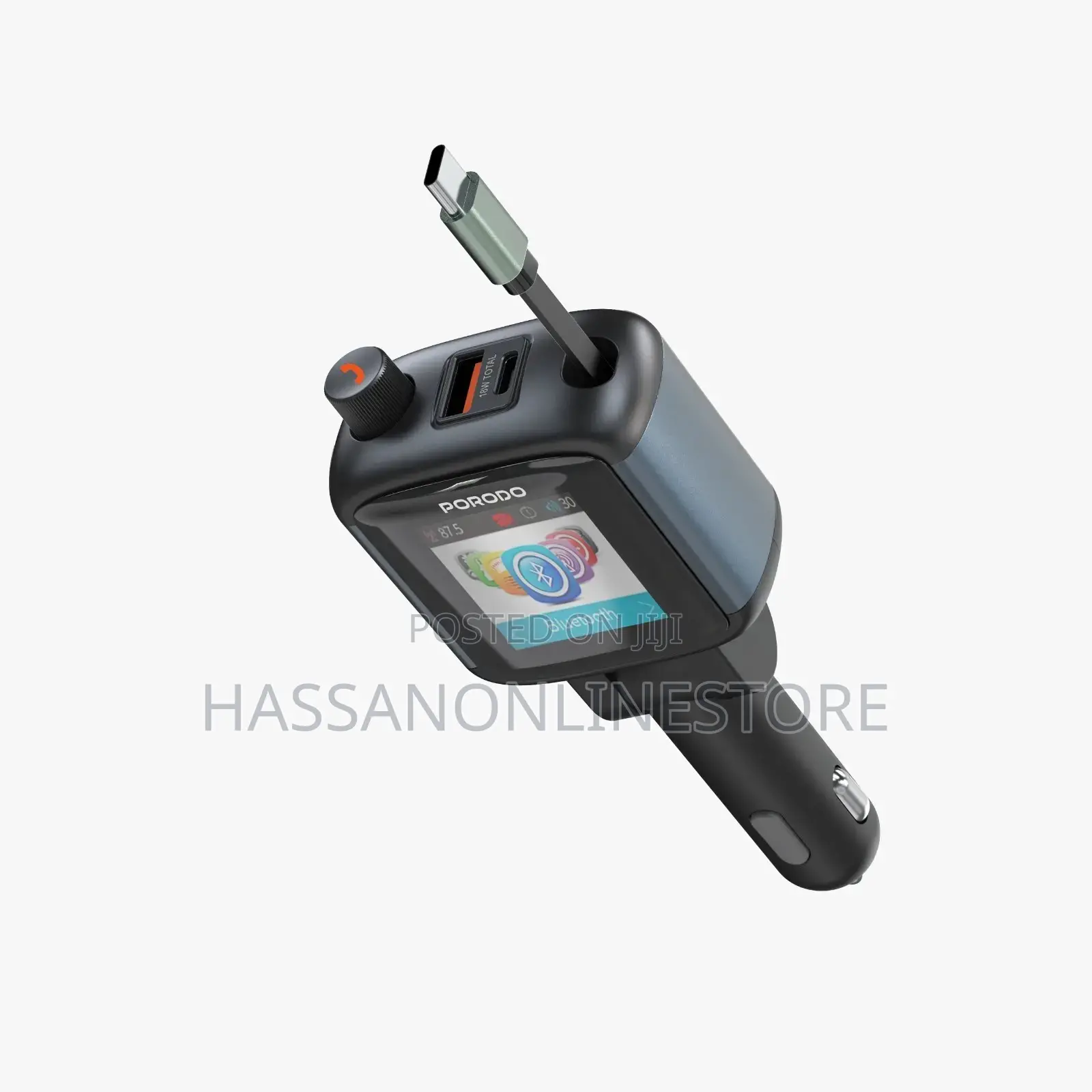 Porodo Voltrush Multi-Port Usb Car Charger