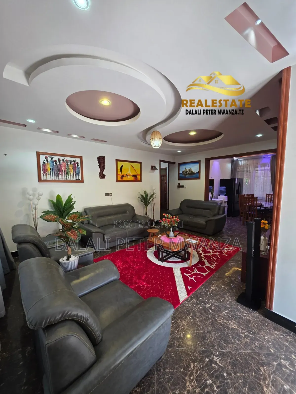 Furnished 3bdrm House in Rock City, Ilemela Ward for rent