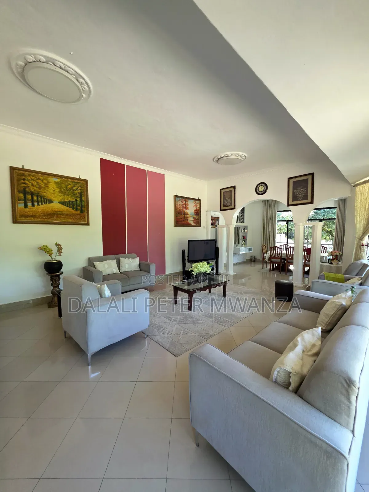 Furnished 5bdrm House in Rock City, Ilemela Ward for rent