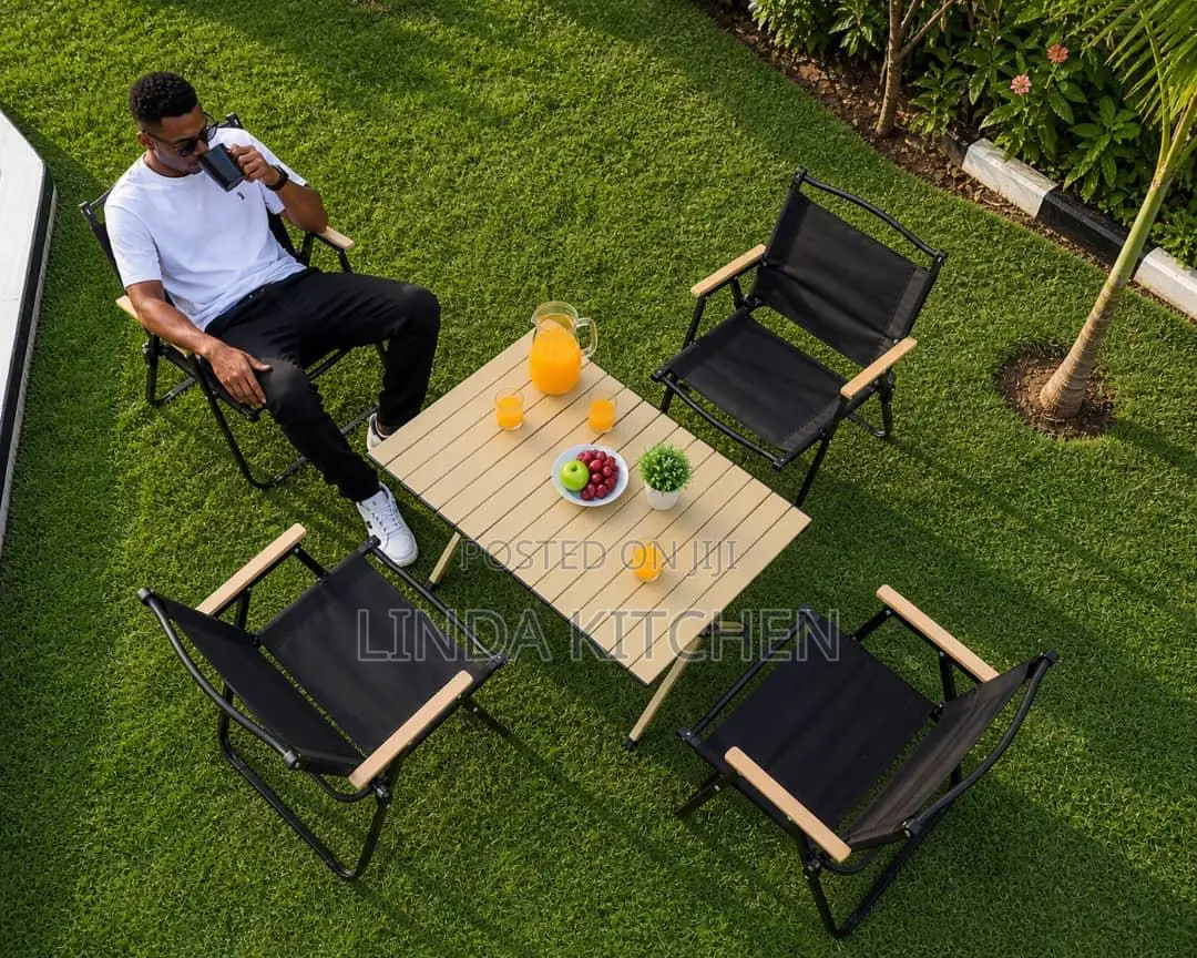 Folding Camping Set (4chair and 1 Table)