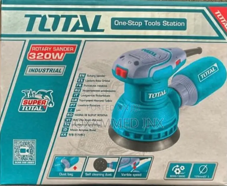 Total Tf Industrial Rotary Sander With a 320w
